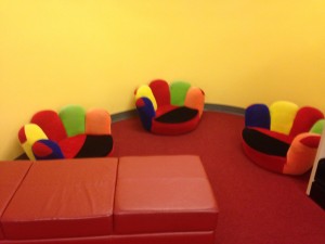 A corner in the Learning Commons.