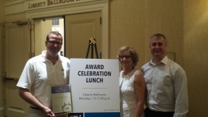 Jordan Tinney, Superintendent, Elisa Carlson, Director of Instruction and Dan Turner, Director of IMS