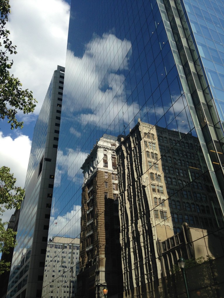 The old reflected in the new